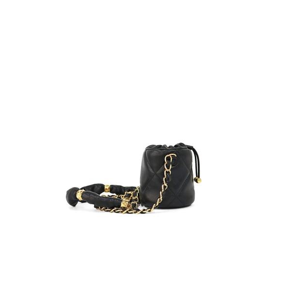 CHANEL Black Mini Bucket Chain Bag A-A30446 - Picture 3 of 12